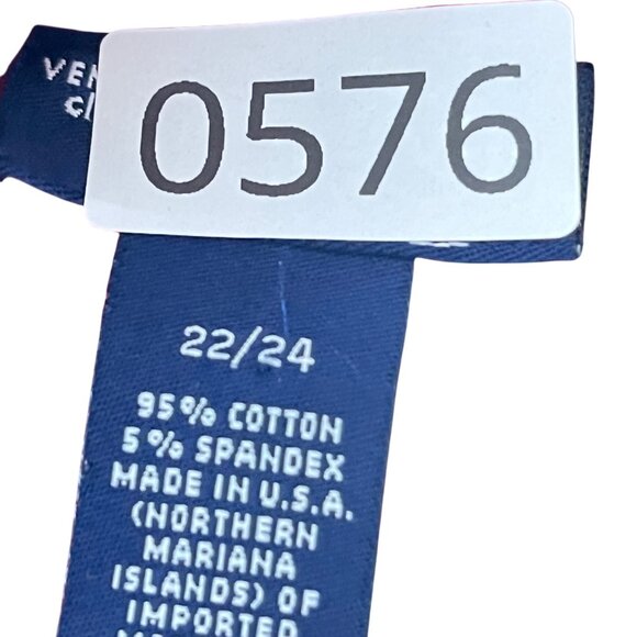 Venezia Jeans Red Cotton Blend Top Size 22/24 Made In USA - Picture 9 of 9